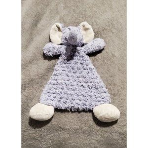 Nat and Jules Ellery Cozies Gray Elephant Plush Blankie Lovey Security Blanket